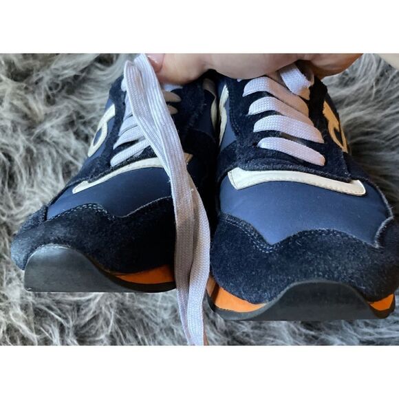 Opp France Designer
Lace-Up Suede Sneakers Blue Size 8 - Picture 8 of 11